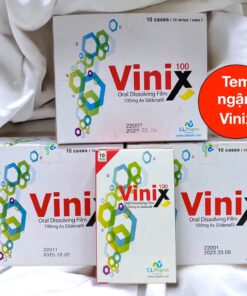 Tem Vinix 100mg kéo dài thời gian quan hệ hộp 10 tem