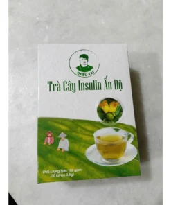TRÀ CÂY INSULIN ẤN ĐỘ – Trà thảo mộc nước trà tốt cho đường huyết 1 hộp/30 túi lọc